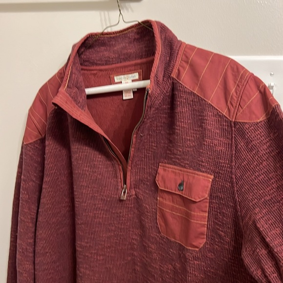 Large Carbon 2 Cobalt Half Zip Pullover - Picture 3 of 5